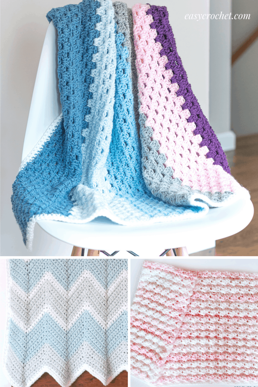 Cute, Free & Easy Crochet Baby Blanket Patterns