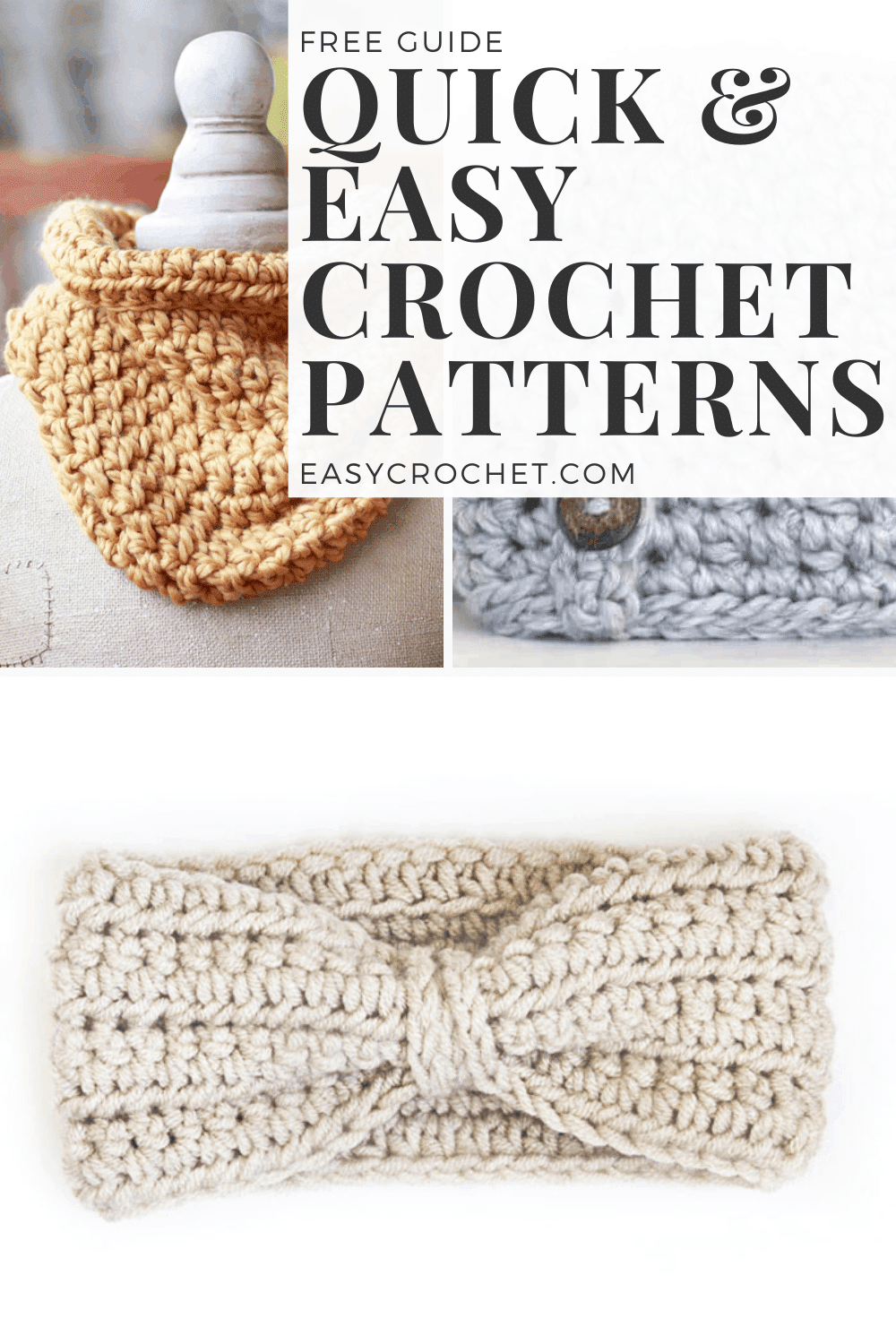 Quick and Easy Crochet Patterns that work up in 2 hours or less