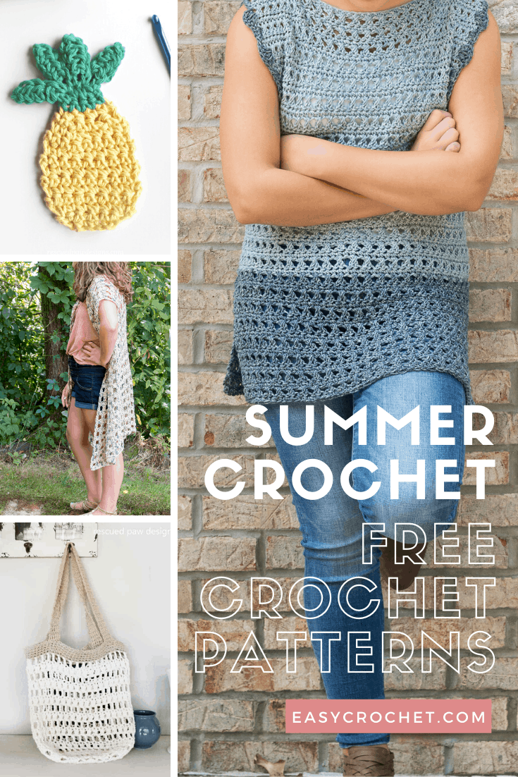 Easy Summer Top Free Crochet Patterns