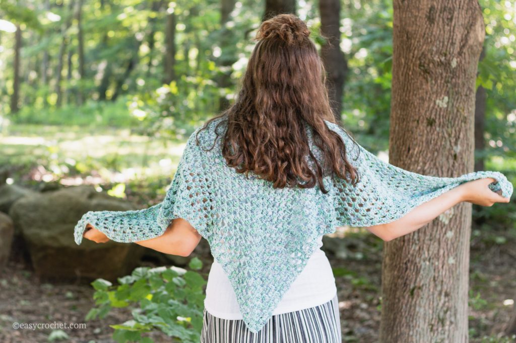 Crochet Shawl Free Pattern, Summer Nights Shawl - Crochet Dreamz