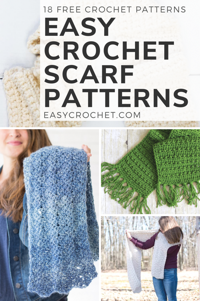 20 Free and Easy Crochet Scarf Patterns for Beginners Easy Crochet