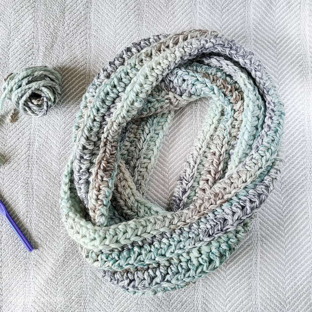 Knit-Look Crochet Scarf - Yay For Yarn