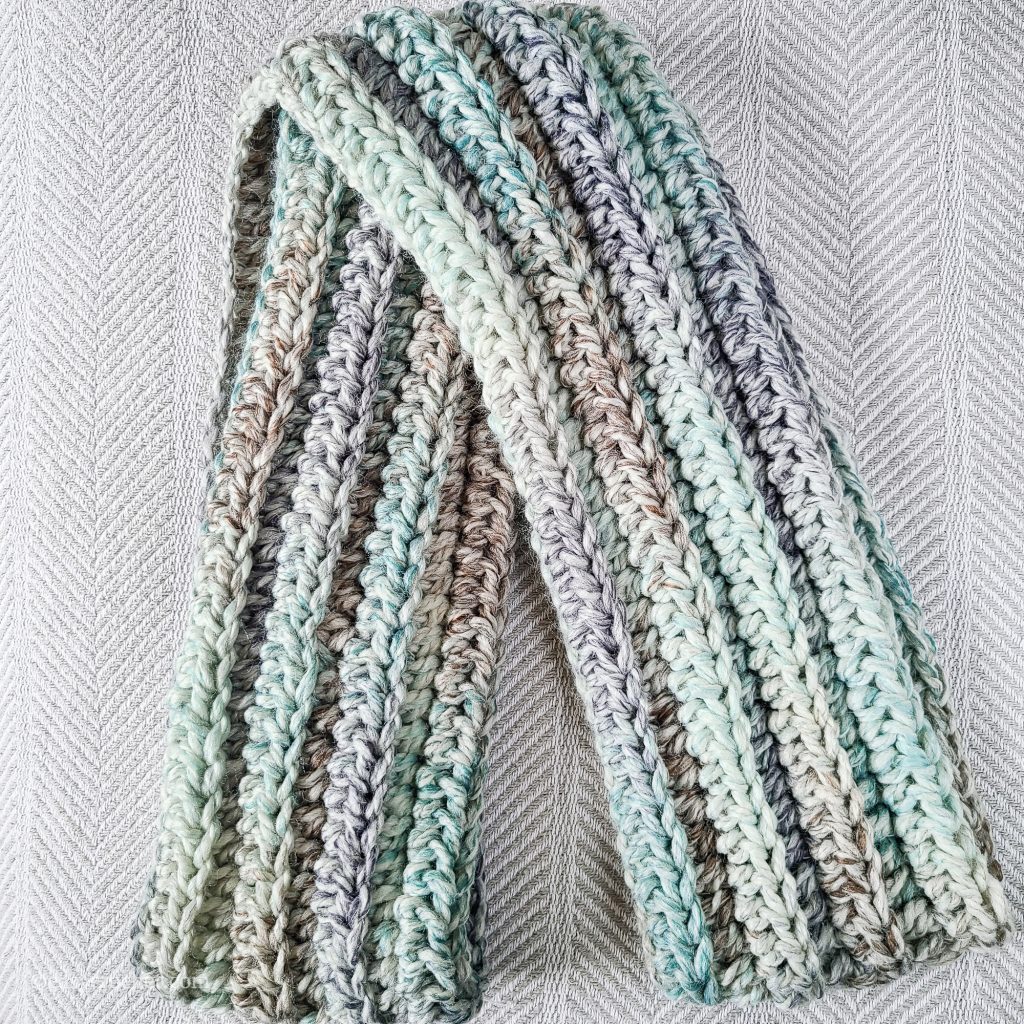 Knit-Look Crochet Scarf - Yay For Yarn