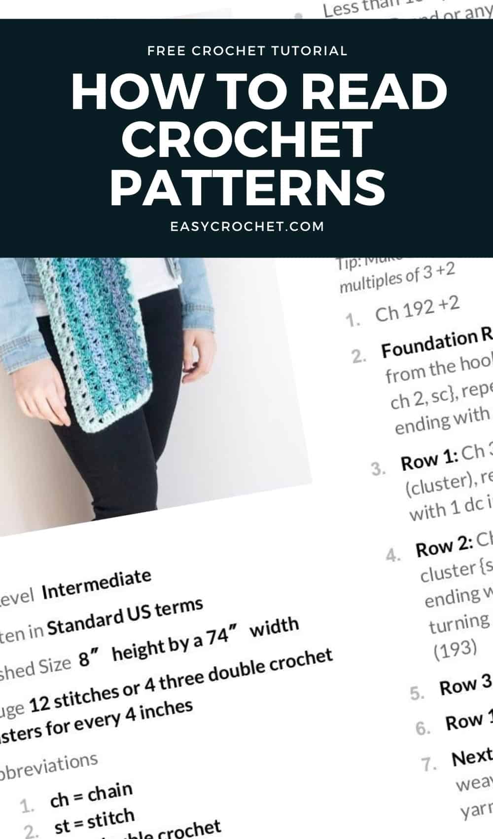 How to Read Crochet Patterns in Chart Form