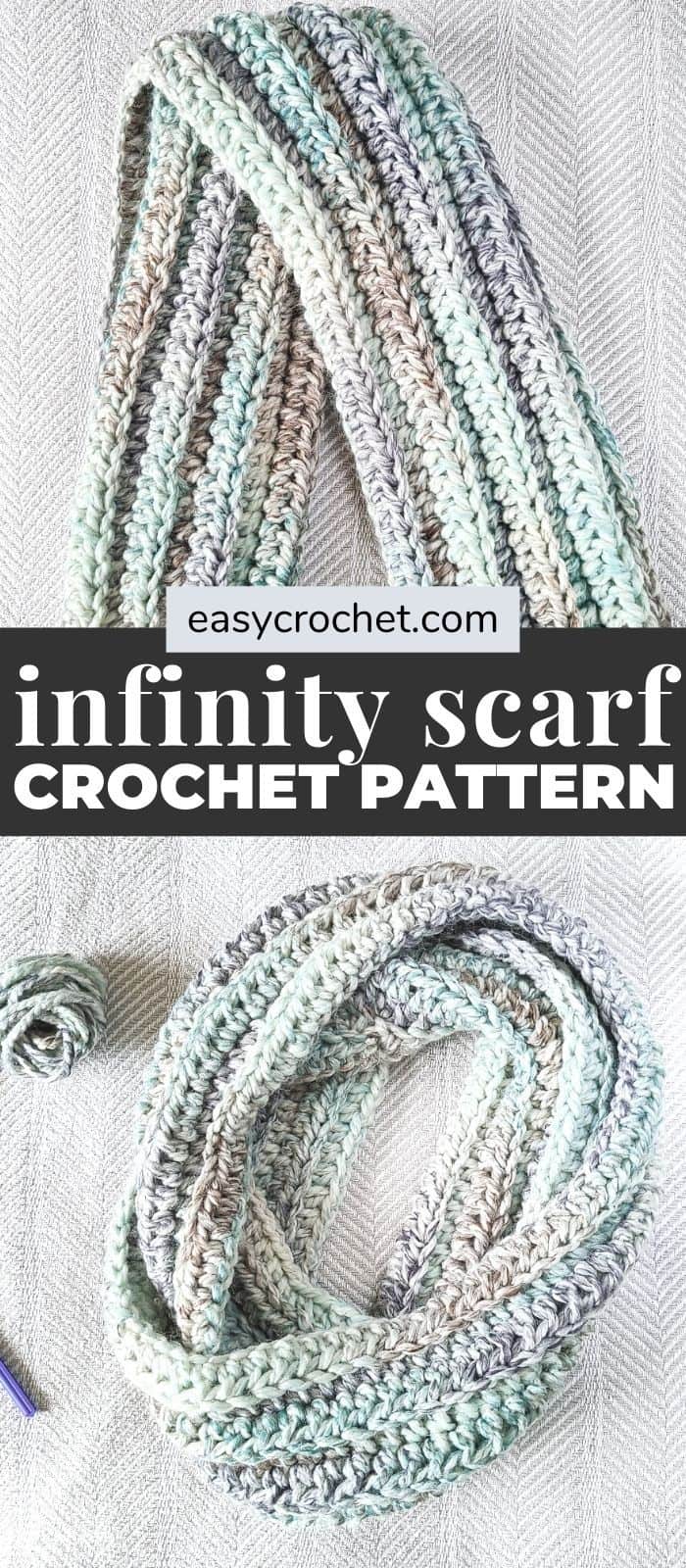 hdc infinity scarf via @easycrochetcom