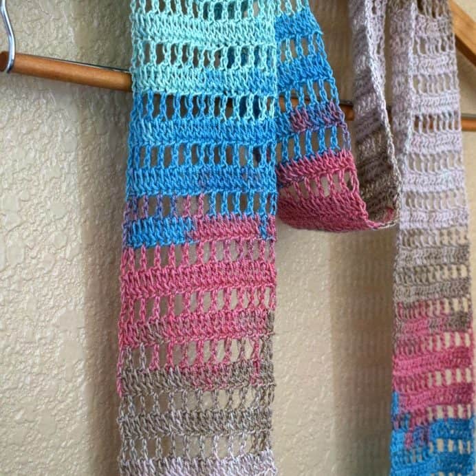 lightweight crochet scarf pattern