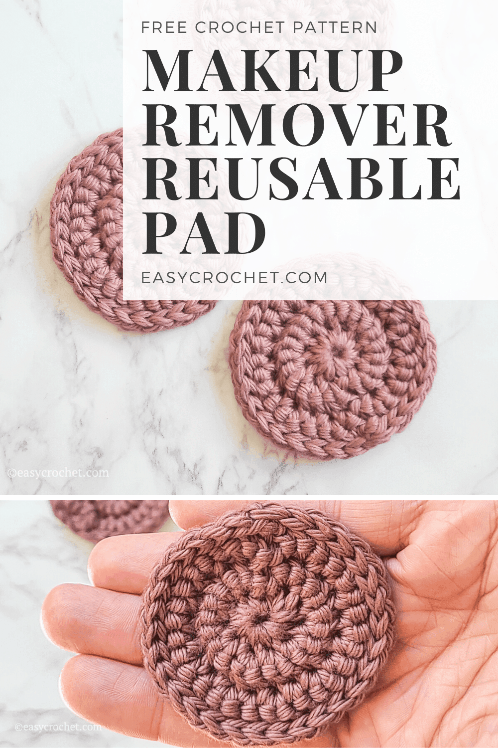 Crochet makeup remover pads pattern - Gathered