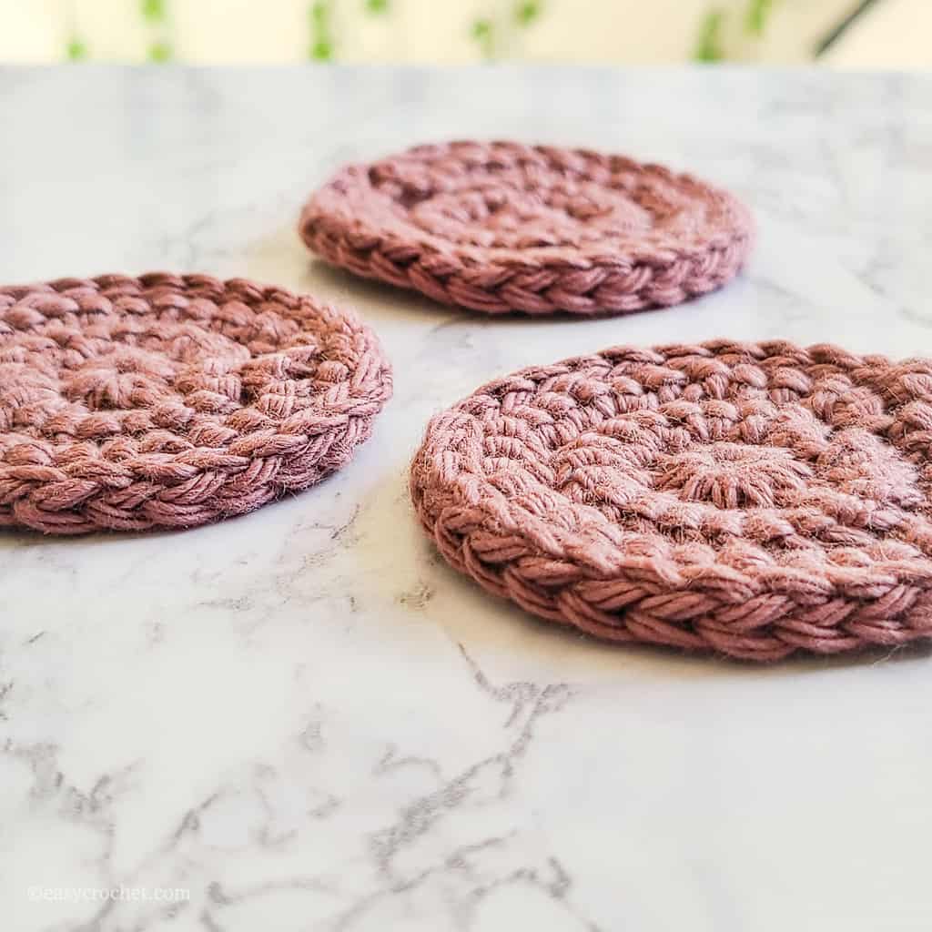 crochet makeup pads pattern