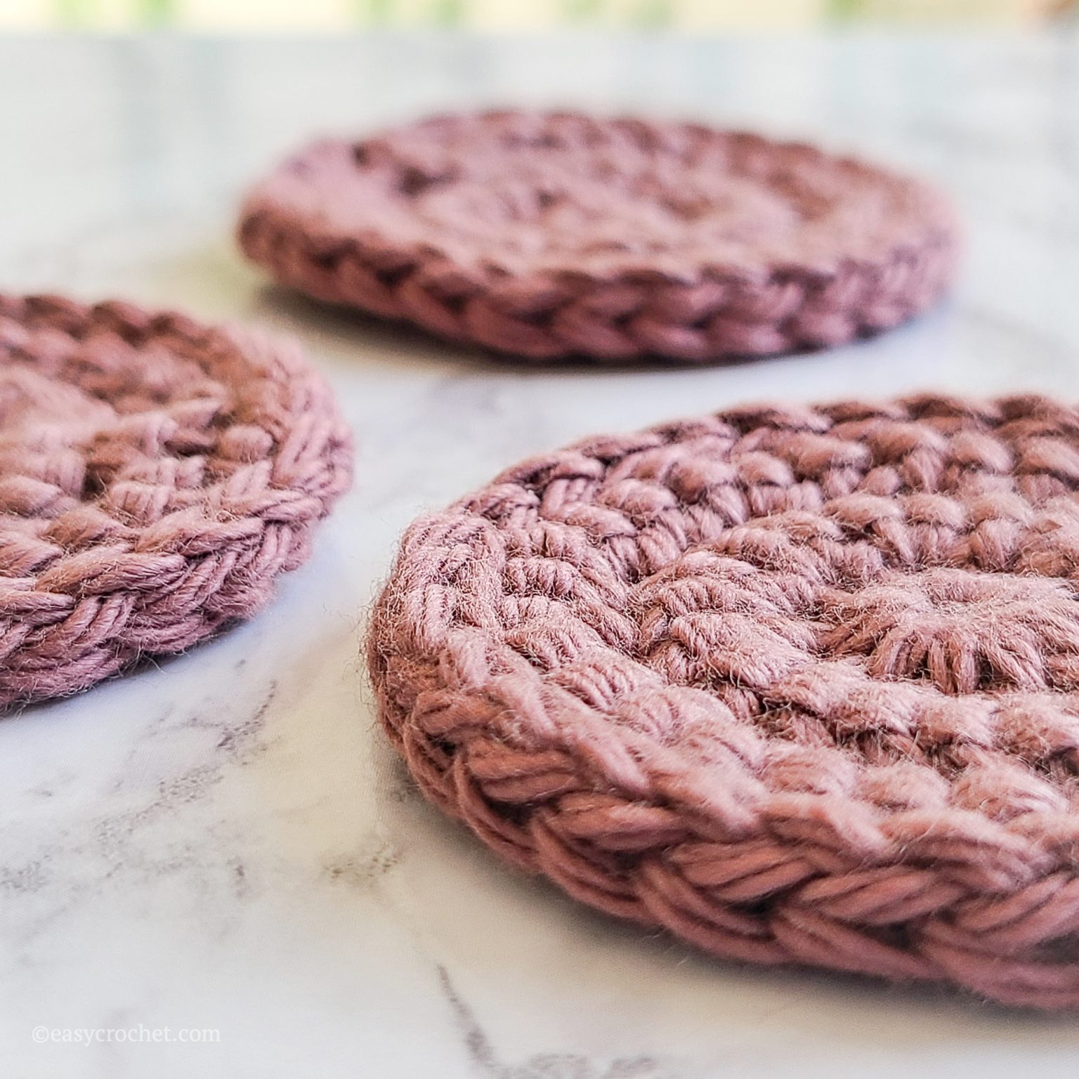 Reusable Makeup Pads Crochet Pattern Easy Crochet