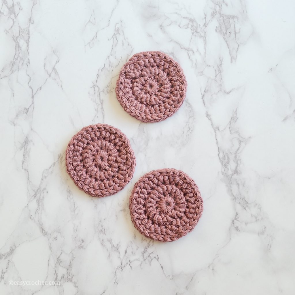 crochet makeup remover pads free pattern