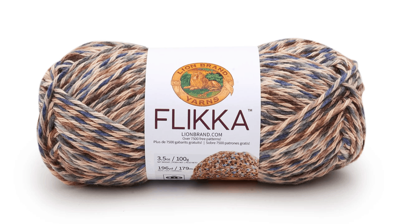 Lion Brand 'Flikka' Yarn Details & Crochet Patterns - Easy Crochet