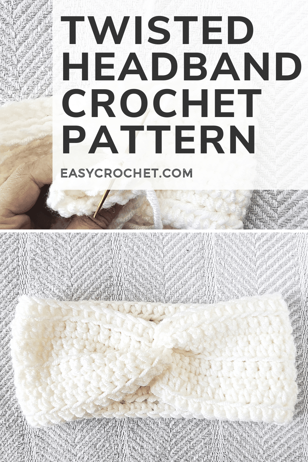 Courtney Crochet Twist Headband Pattern Free