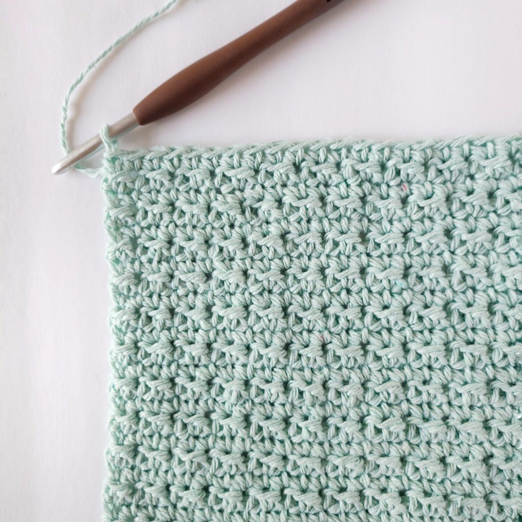 Crochet Washcloth Pattern using simple stitches