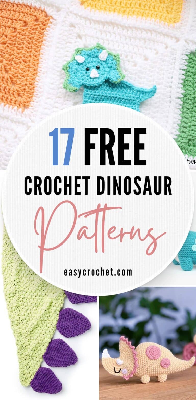 The 17 Coolest Free Crochet Dinosaur Patterns