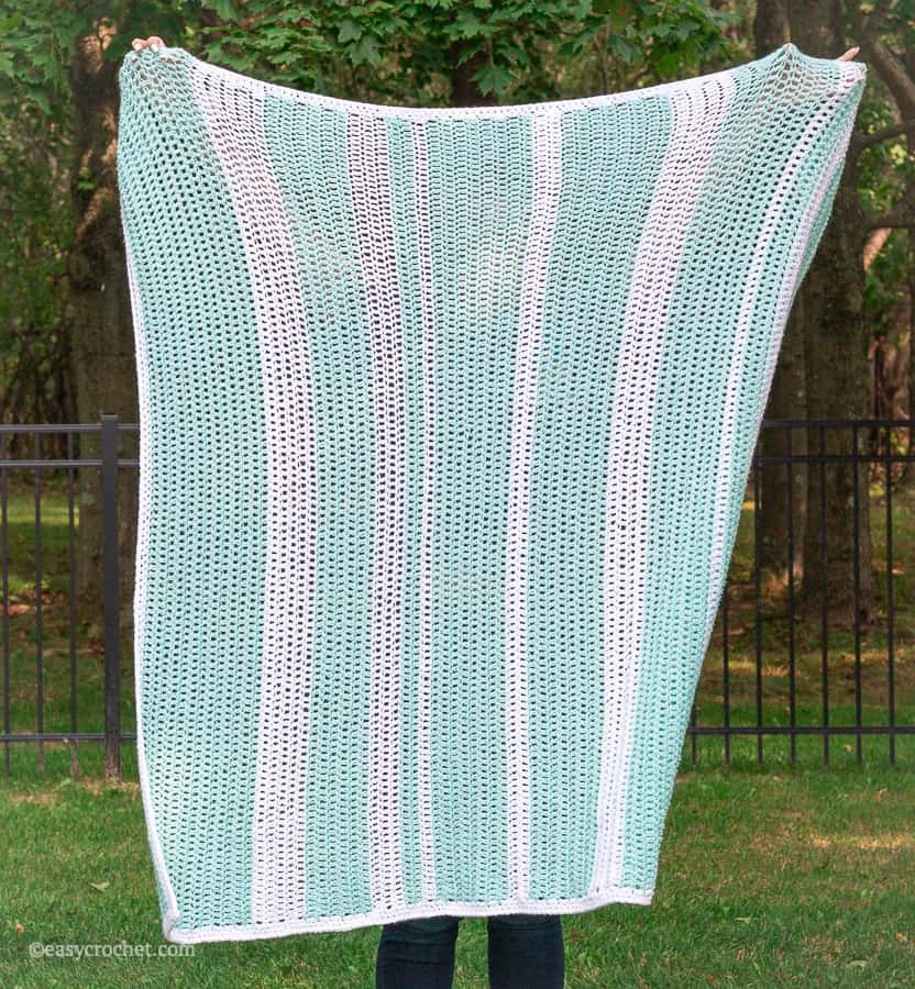 Simple Double Crochet Blanket Pattern