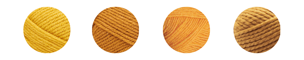 yellow yarn colors for Fall