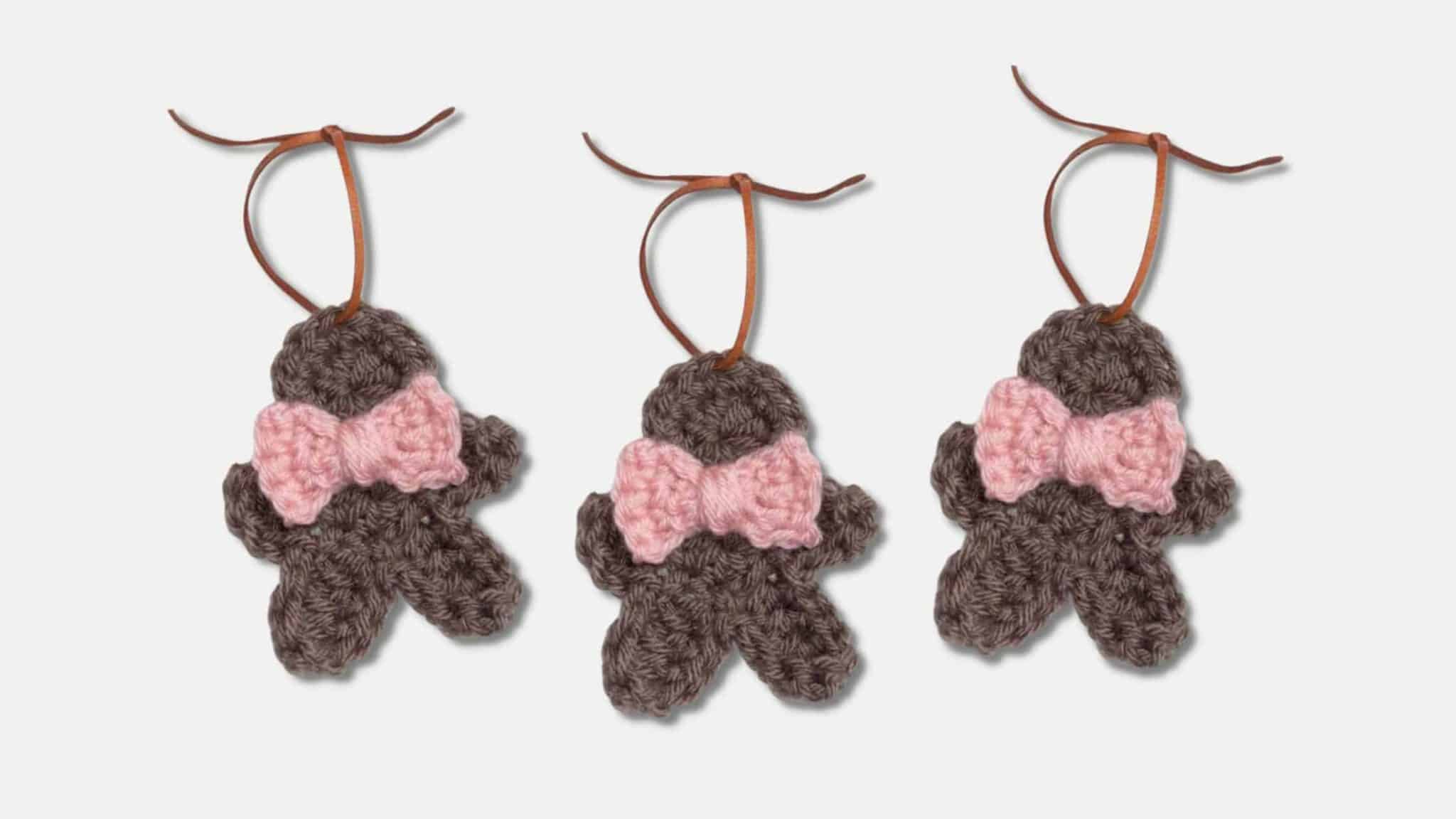 Diy Crochet Kit - Christmas Mouse