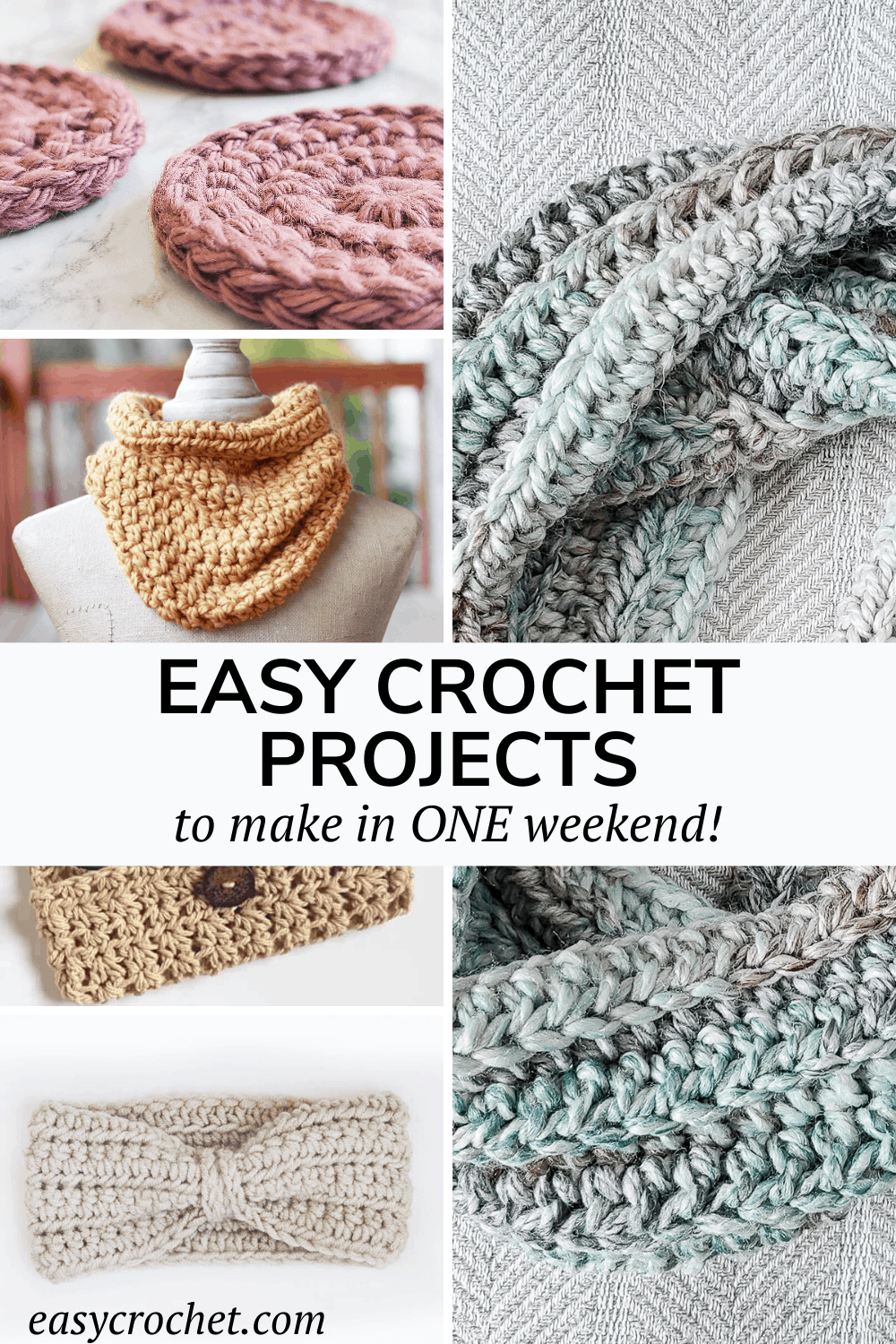 Easy Crochet Projects You Can Finish in One Weekend Easy Crochet Patterns