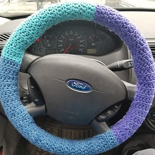 Crochet Steering Wheel Cover 