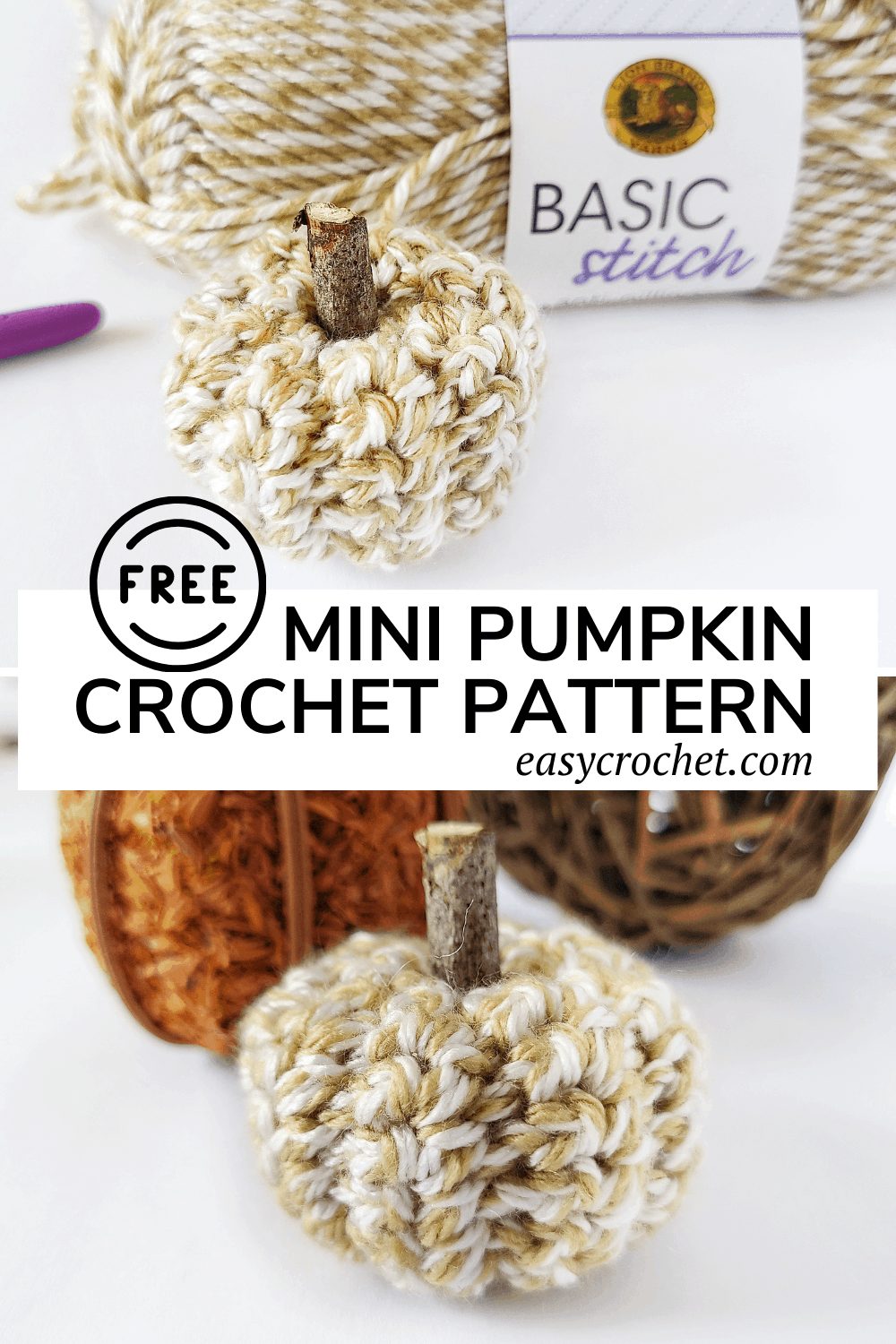 Mini Crochet Pumpkin Pattern