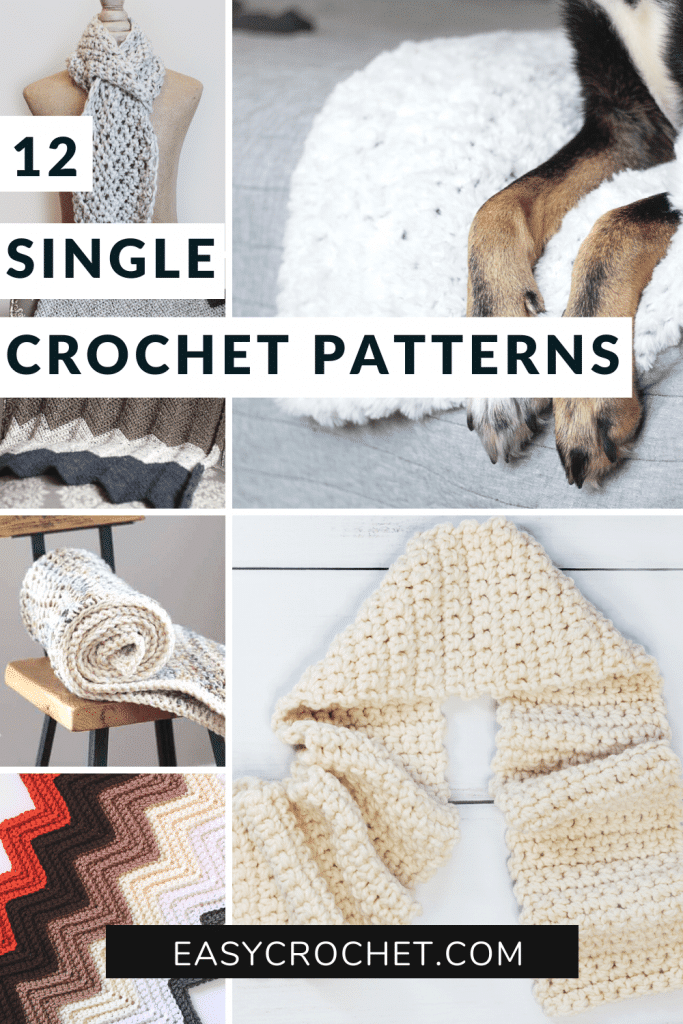 12 Easy Free Single Crochet Patterns - Easy Crochet Patterns