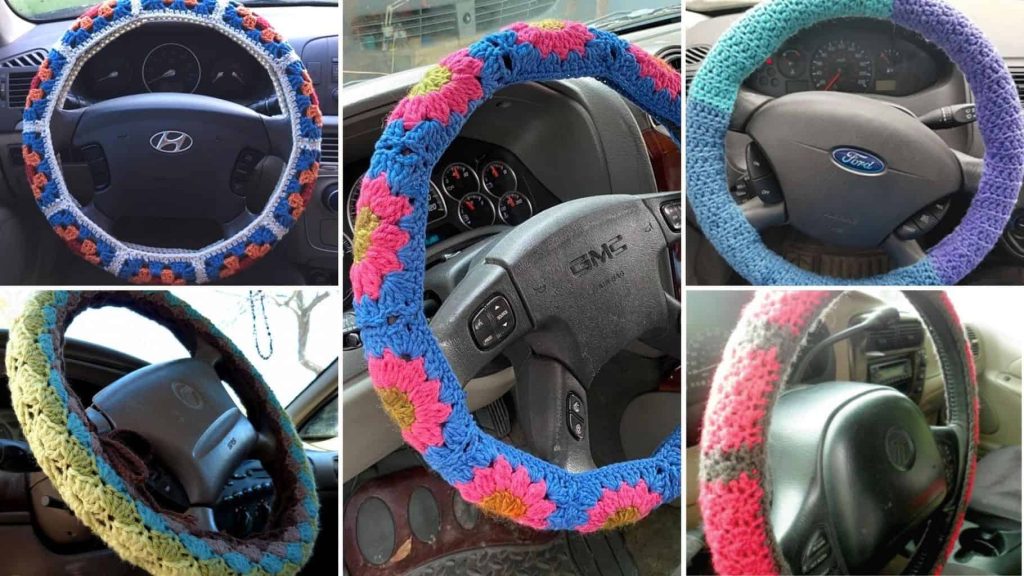 Easy Crochet Steering Wheel Covers