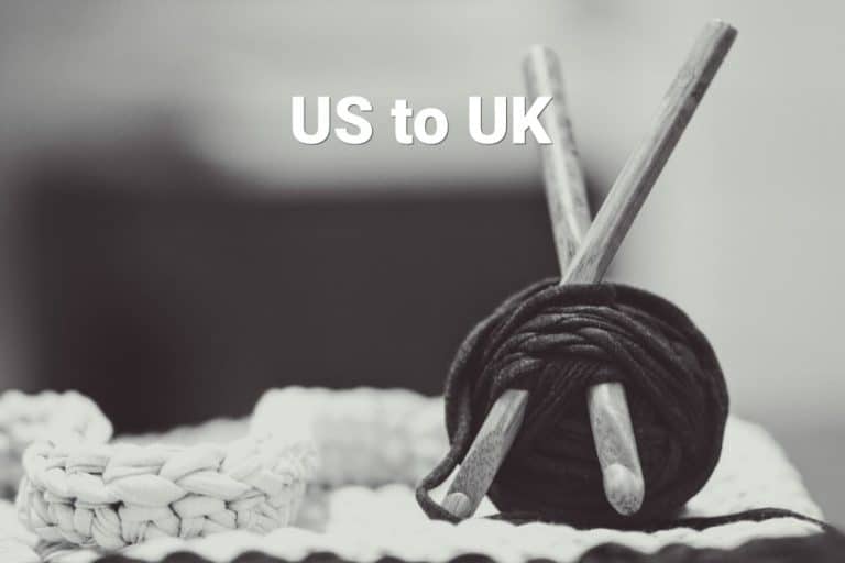 UK to US Crochet Terms for Patterns