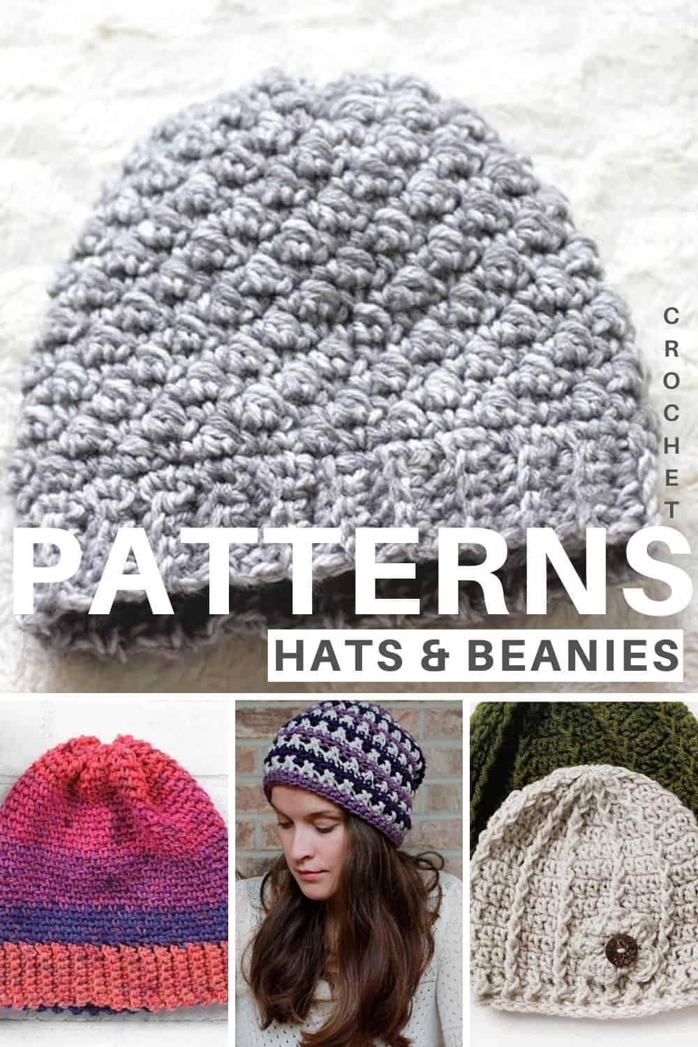 Free Crochet hat & beanie patterns