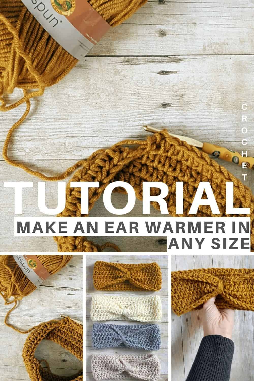 How to crochet an earwarmere in any size