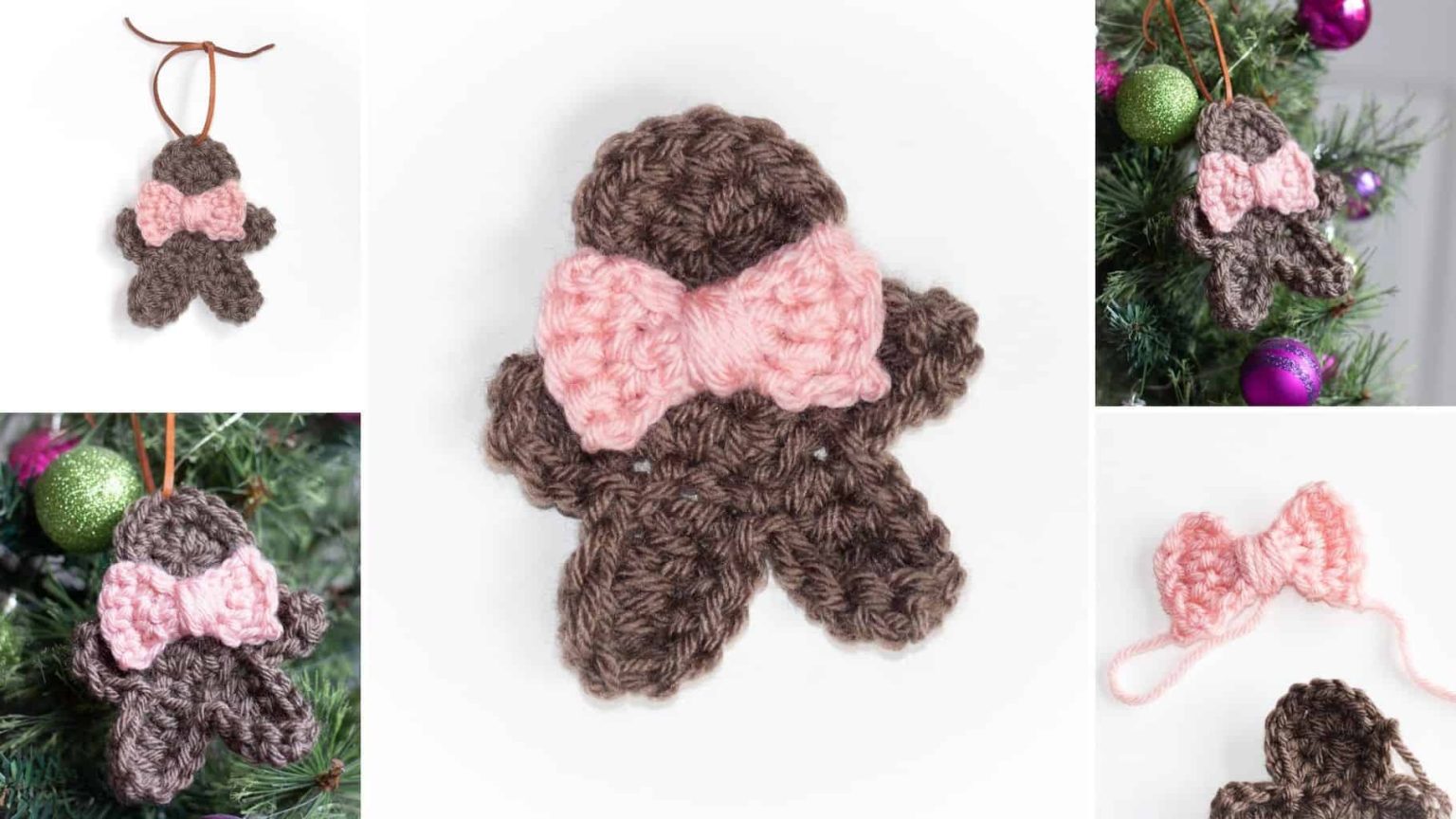 Gingerbread Man Crochet Ornament Easy Crochet Patterns