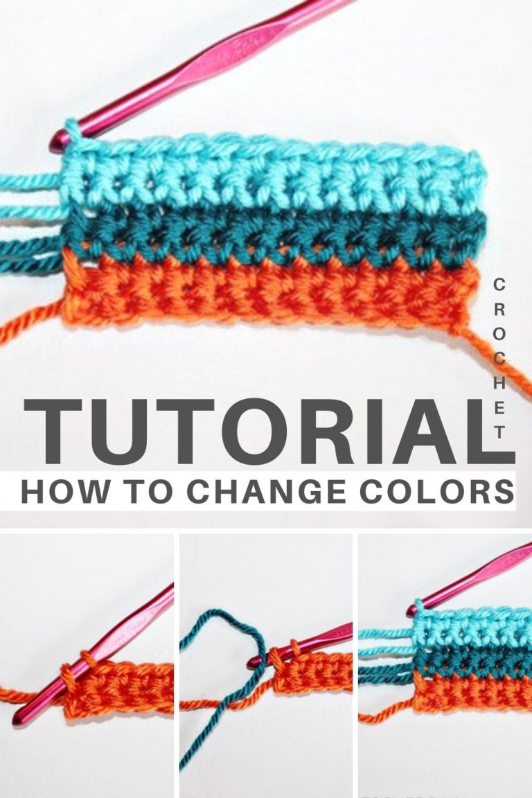 How to Change Colors in Crochet Easy Crochet Patterns