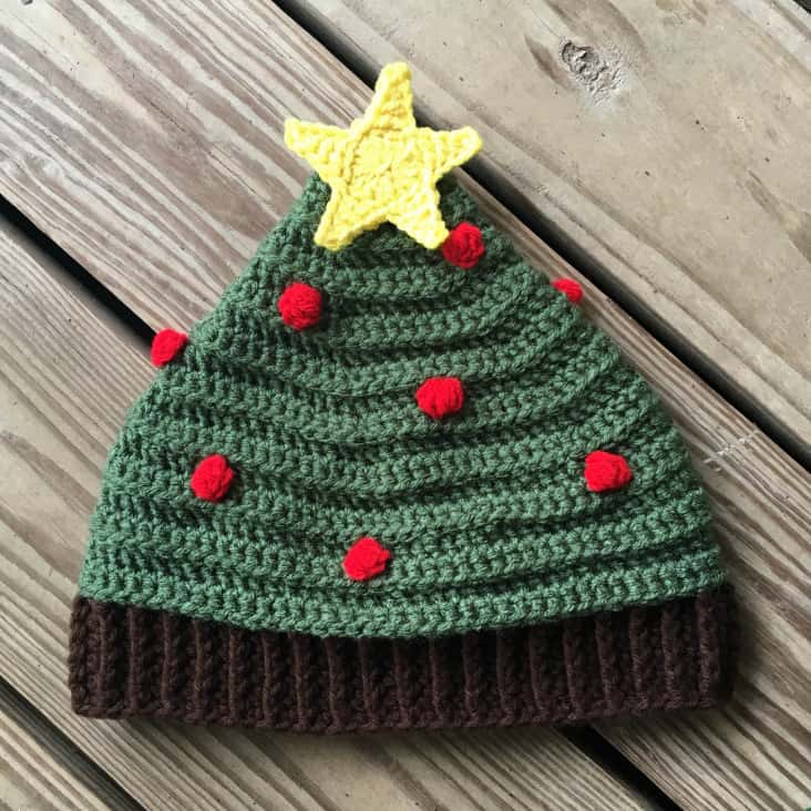 Christmas Tree Hat Crochet Patterns Easy Crochet Patterns