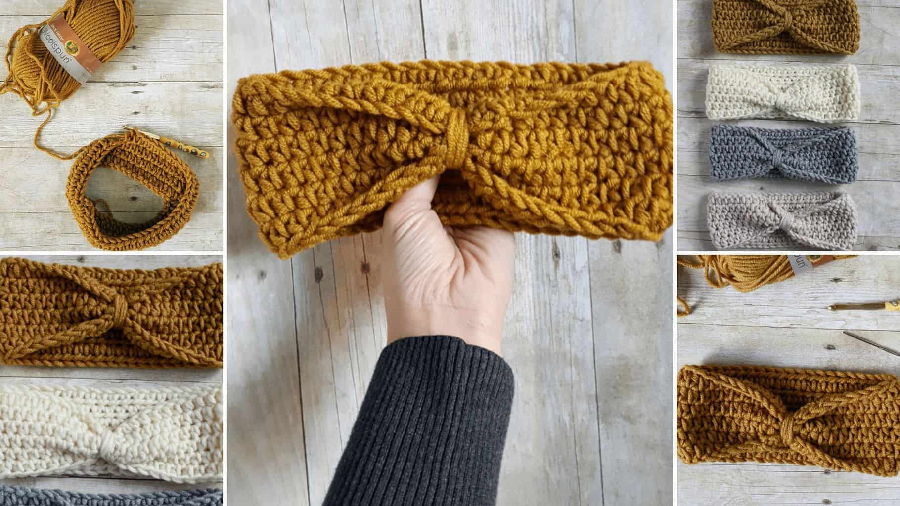 crochet knot headband pattern 