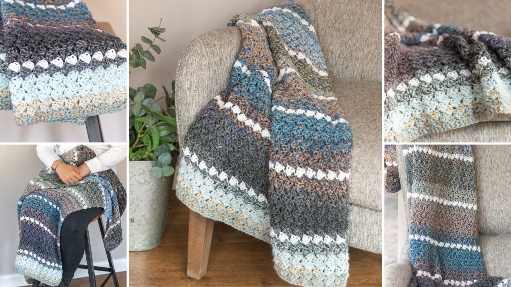 Free Crochet Lap Blanket Pattern Easycrochet Com