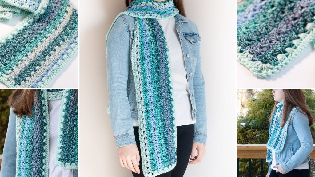 ombre crochet scarf pattern