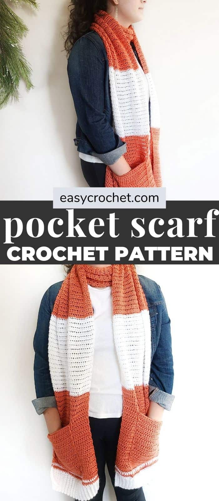 Pocket Shawl Crochet Pattern from EasyCrochet.com a FREE crochet pattern. via @easycrochetcom