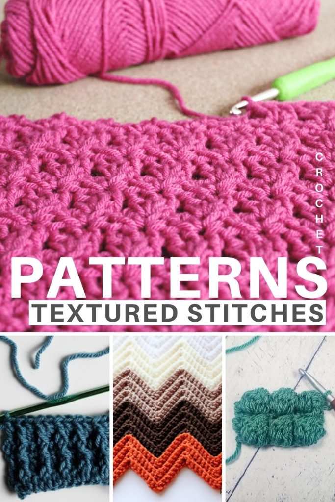 Easy Crochet Textured Stitch Patterns - Easy Crochet