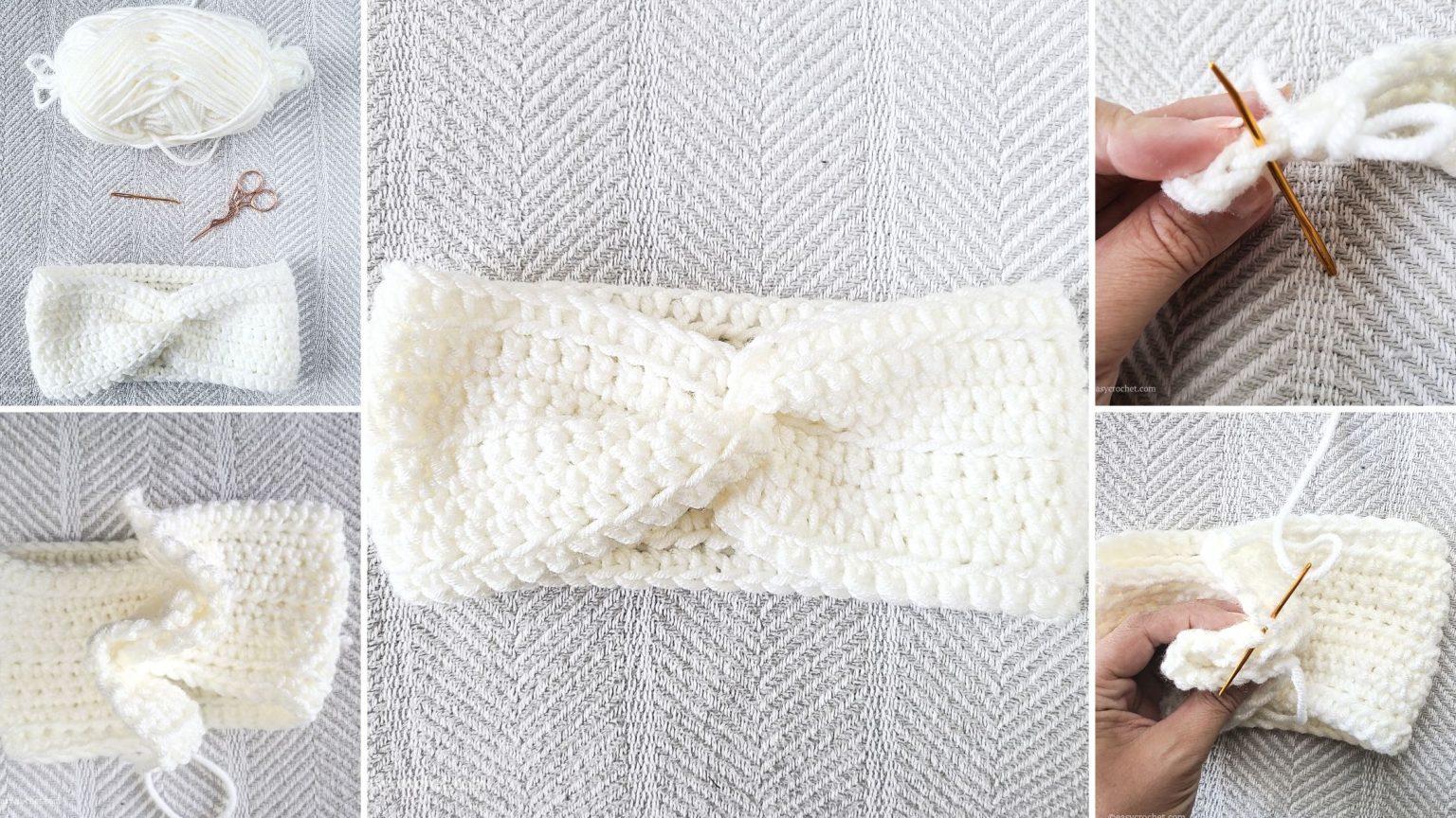 How to Crochet a Twisted Headband Pattern Easy Crochet Patterns