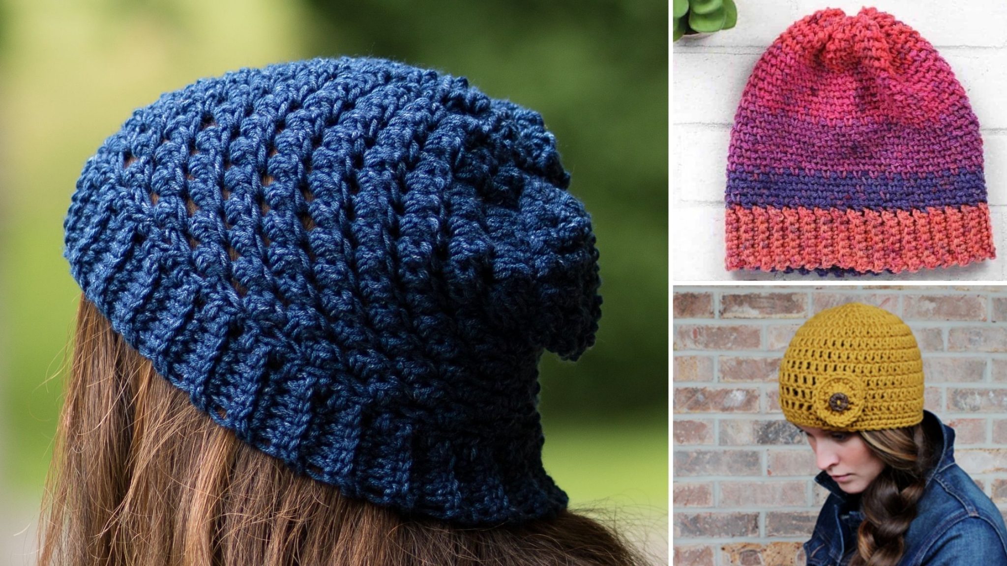 Easy Crochet Hat Patterns For Beginners Easycrochet Com
