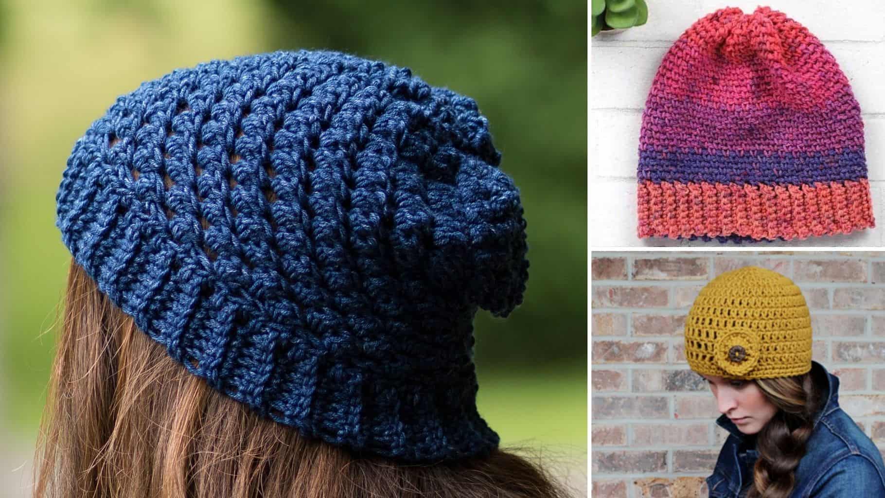 6 Easy Crochet Hat Patterns for Beginners Easy Crochet Patterns