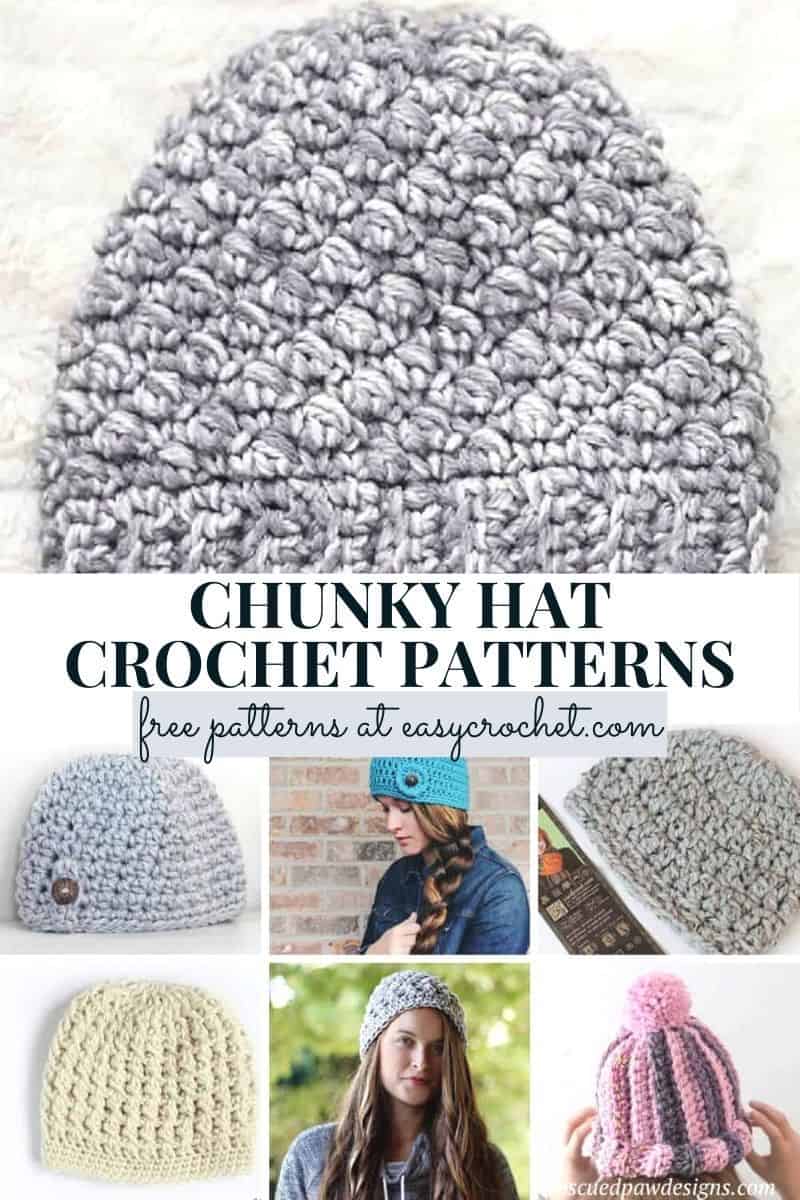 bulky yarn hat pattern crochet