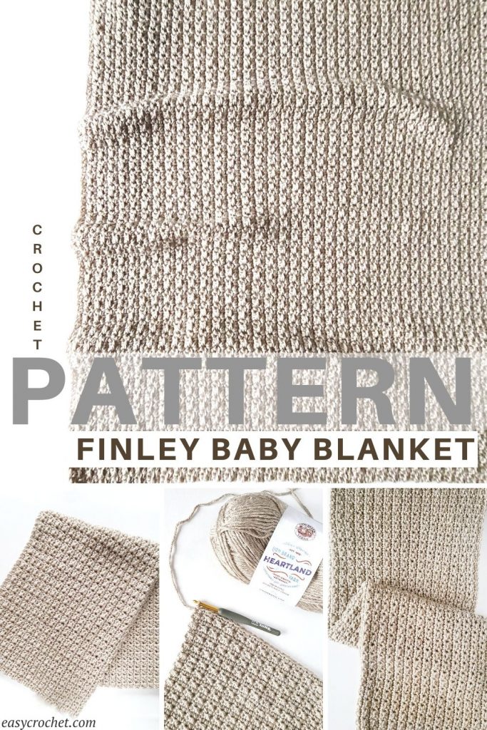 The Finley An Easy Crochet Baby Blanket Pattern