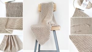 The Finley Easy Crochet Baby Blanket Pattern