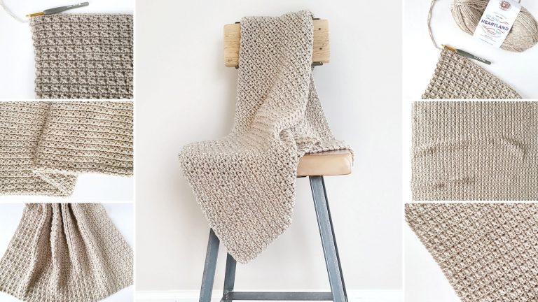 Textured Crochet Baby Blanket pattern