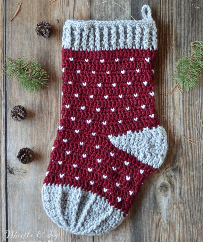 7 Easy Crochet Christmas Stocking Patterns Easy Crochet Patterns