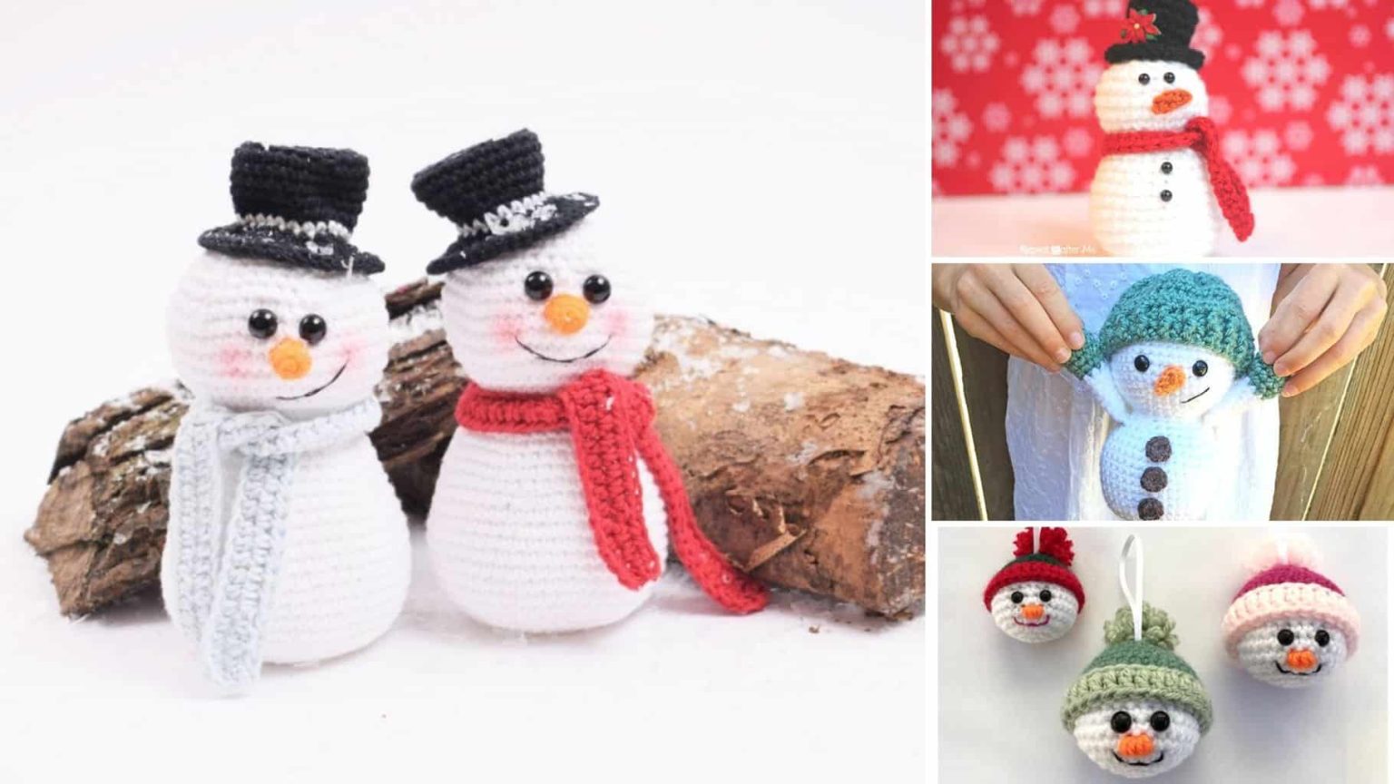 Free crochet snowman patterns to melt your heart easy crochet patterns