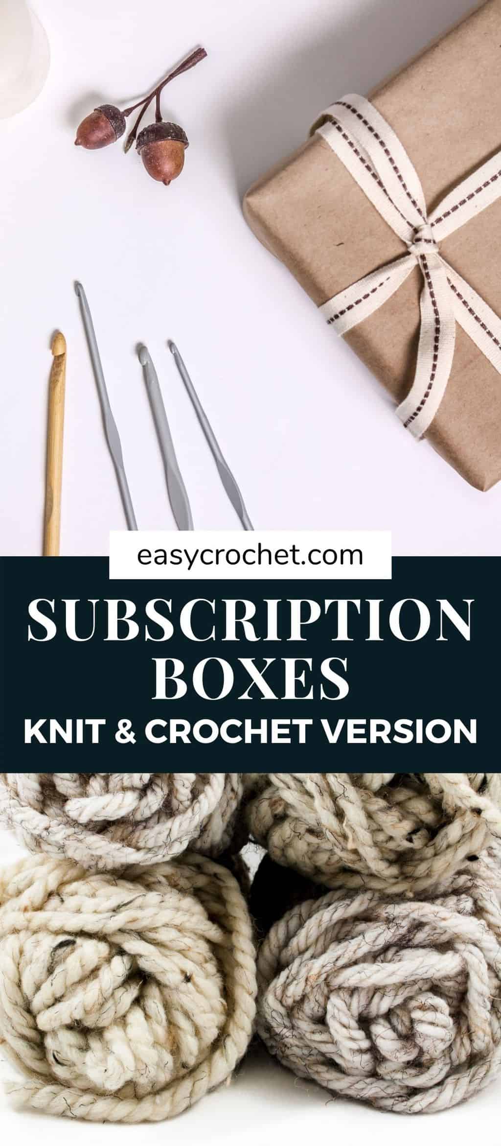 yarn crochet knit subscription boxes via @easycrochetcom