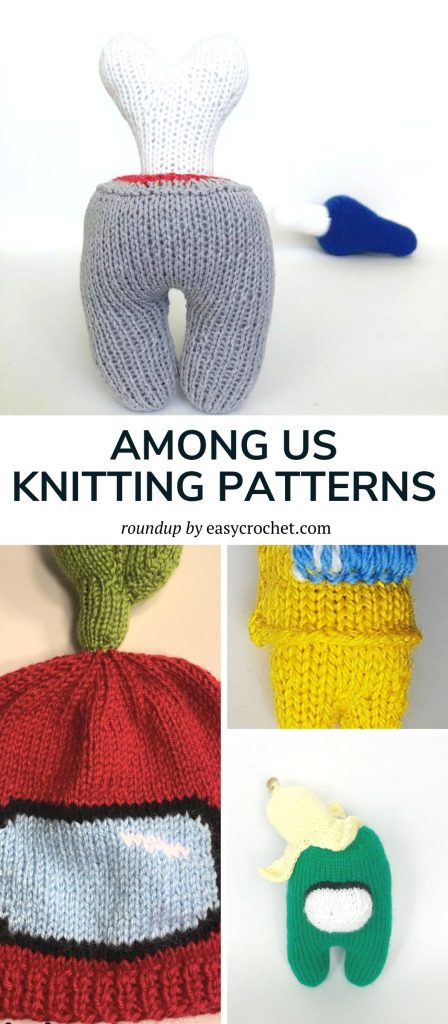 Among Us Knitting Patterns - Easy Crochet Patterns