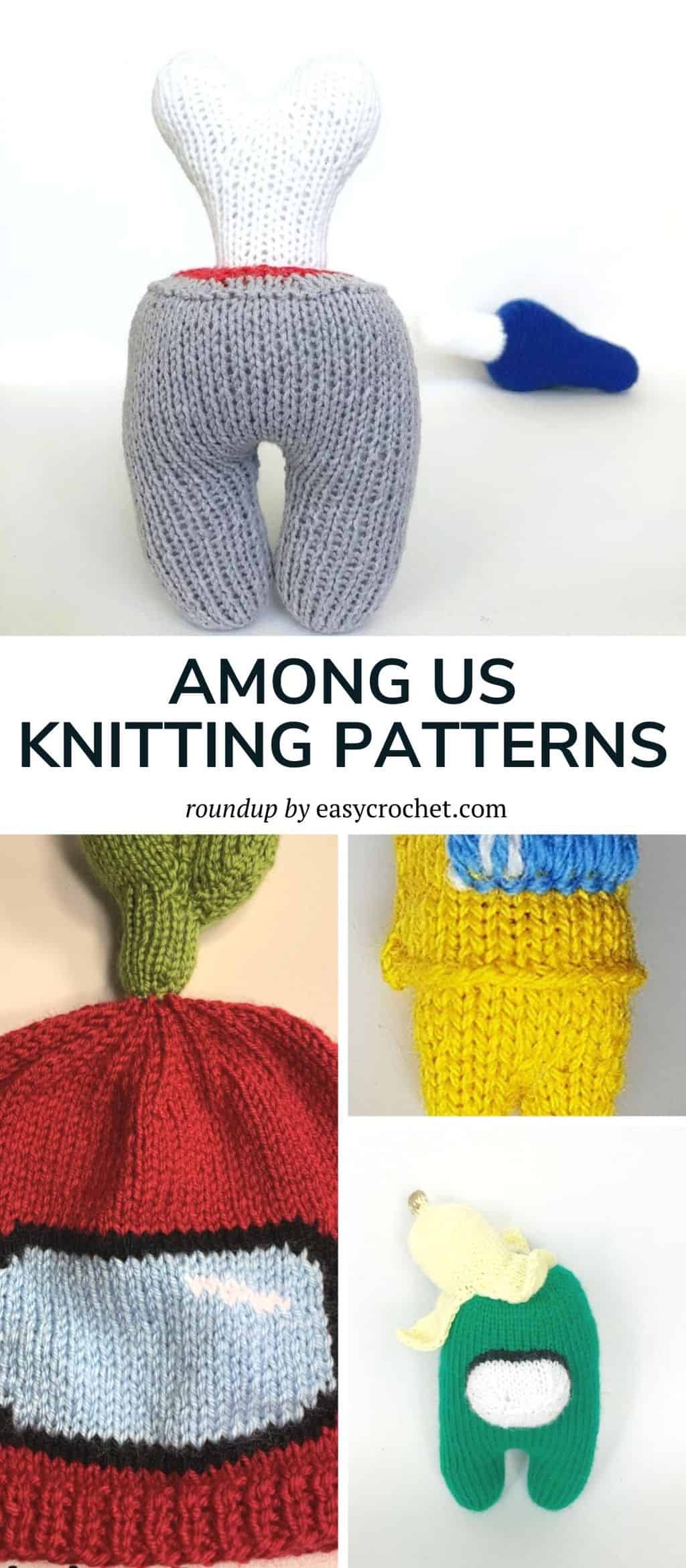 Among Us Knitting Patterns Easy Crochet Patterns