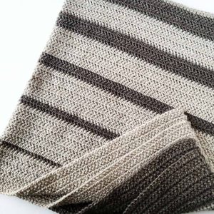 Falling In Striped Crochet Blanket Pattern